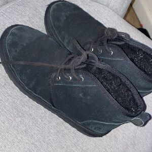 UGG Black Suede Chukka Boots